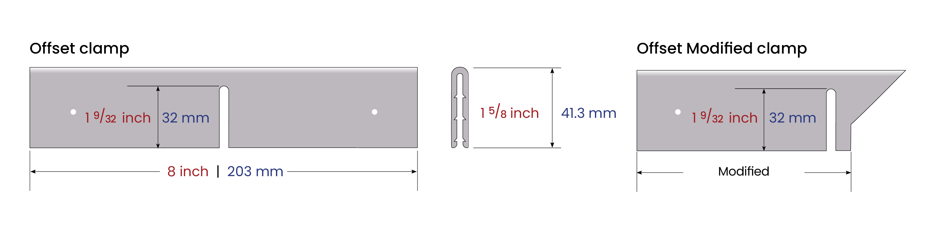 Clamps Offset clamp