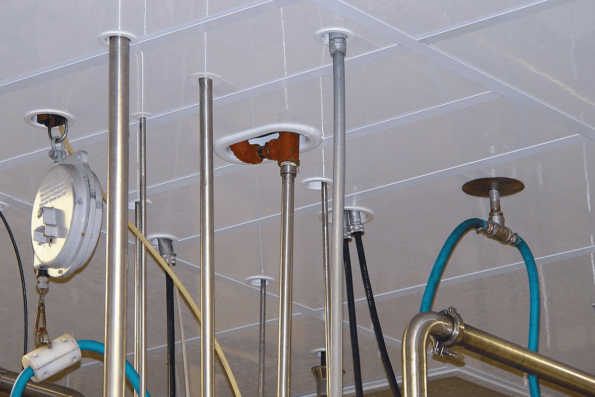 Arcoplast penetrations with Bio-Seal and trim rings