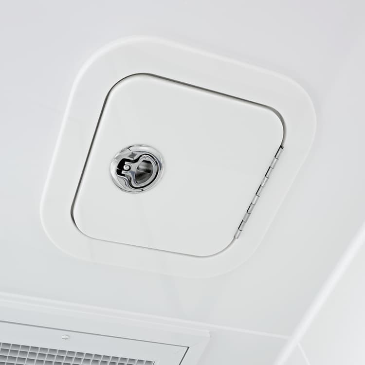Arcoplast Service and Access Hatch air leakage tests