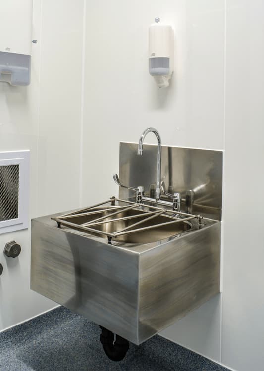 Arcoplast A-1010 Bio-Seal used to seal around a sink