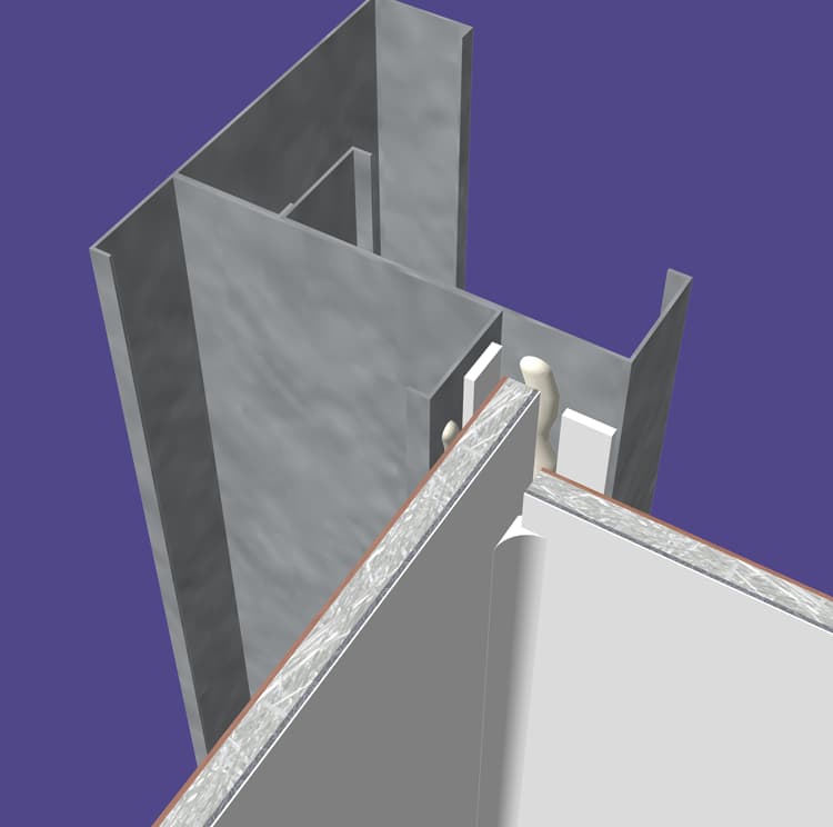 Arcoplast. GFRMC illustration showing corner joint