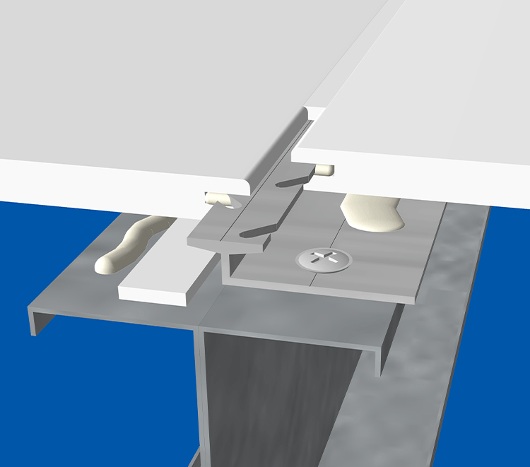 Acryloyl panel joint with spline A-1010 A-2020
