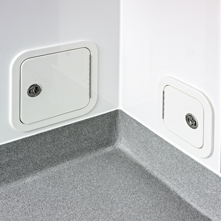 Arcoplast Service and Access Hatch air leakage tests
