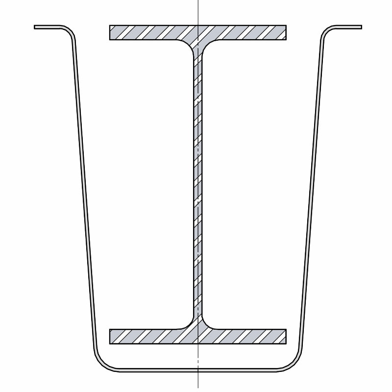 Arcoform Tapered I Beam cover