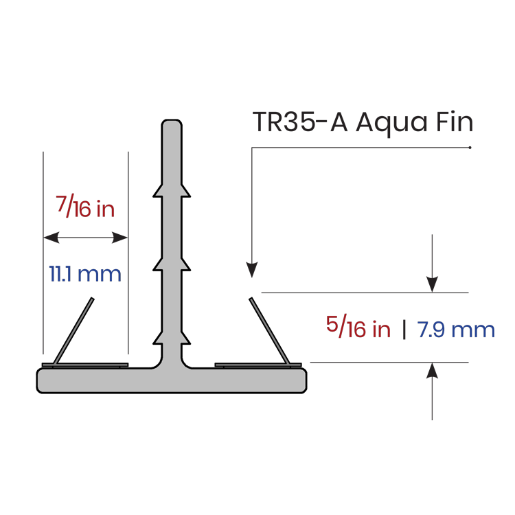 Arcoplast Aqua Fin silicon gasket seal