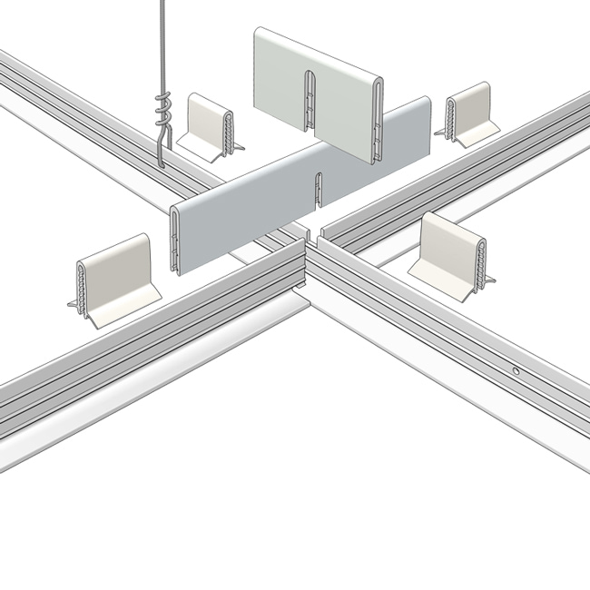 Arcoplast. TR35 shop drawing of cross junction
