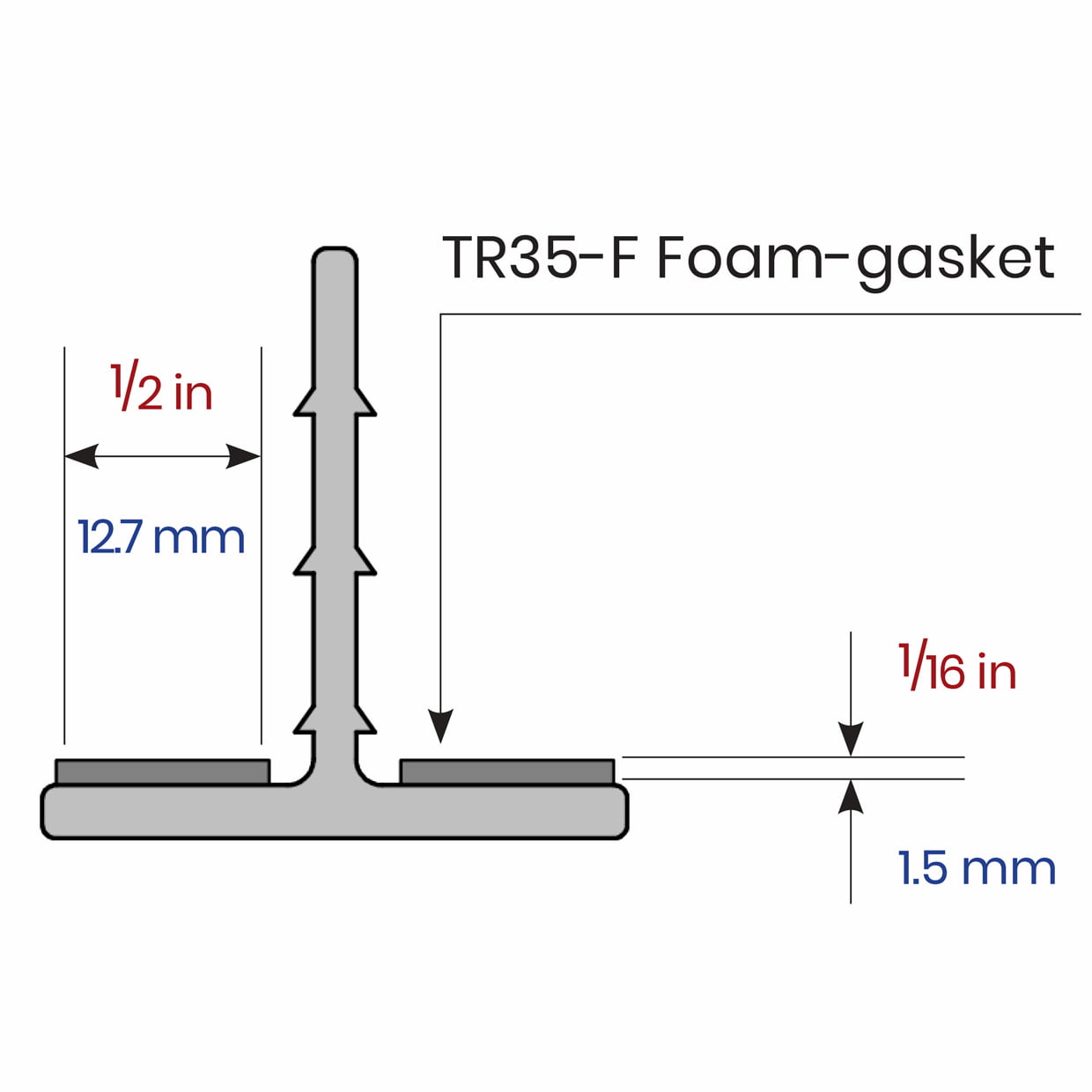 Arcoplast TR35 Foam gasket